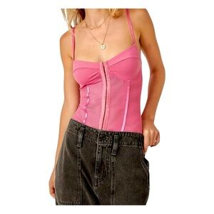 Free People Night Rhythm Corset
Bodysuit Sz XS